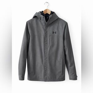 3 in 1 under armour jacket Under Armour Men’s Gray Zip-Up Jacket Outdoor Size S